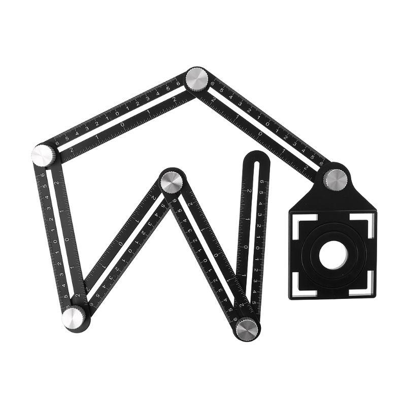 6-Fold Multi-Angle Ruler & Hole Locator