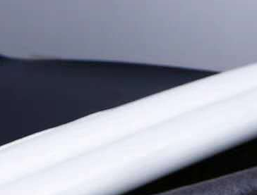 White draught excluder
