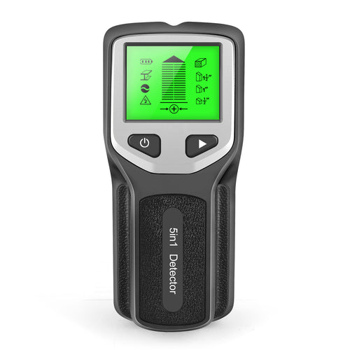 5-in-1 stud and wall detector, black