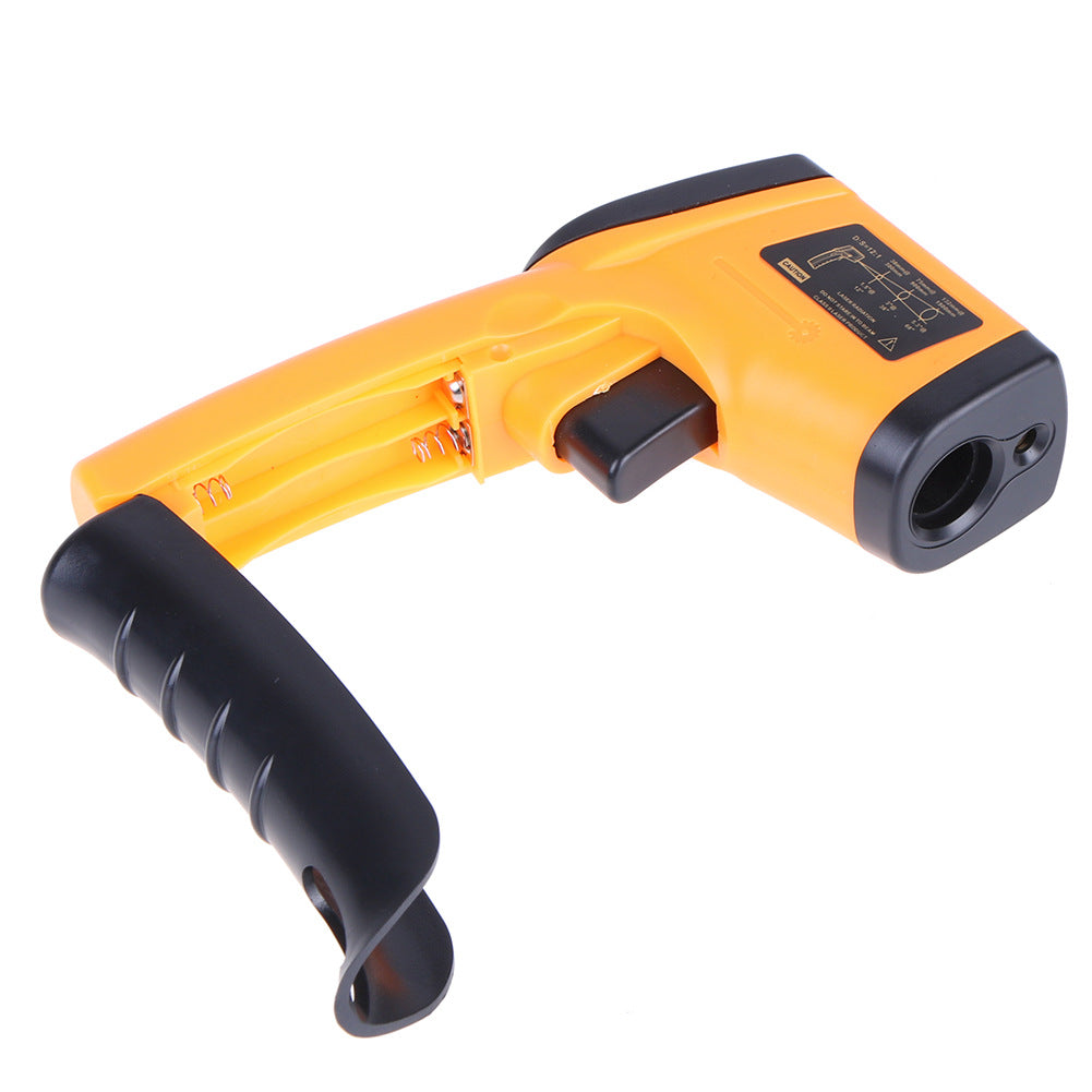 Infrared thermometer battery compartment