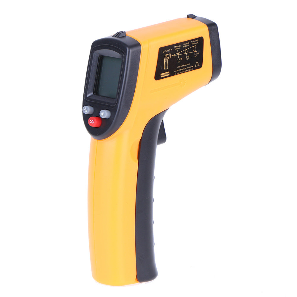 Infrared thermometer side view