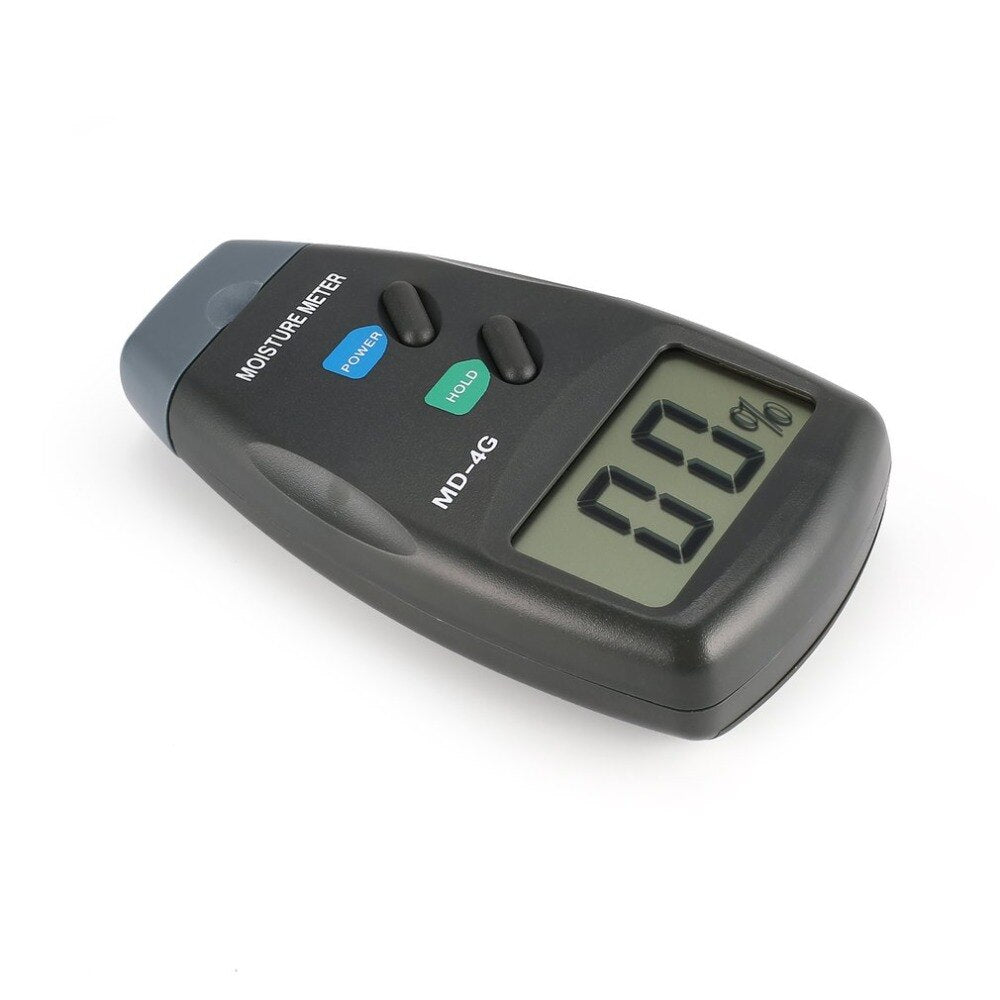 Moisture meter angled view