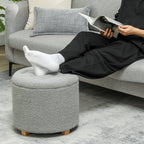 Teddy Bouclé Storage Ottoman