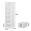 6-Tier Stackable Shoe Storage Boxes