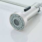 Spring Pull-Down Kitchen Mixer Tap – Brushed Stainless
