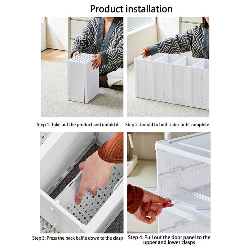 6-Tier Stackable Shoe Storage Boxes
