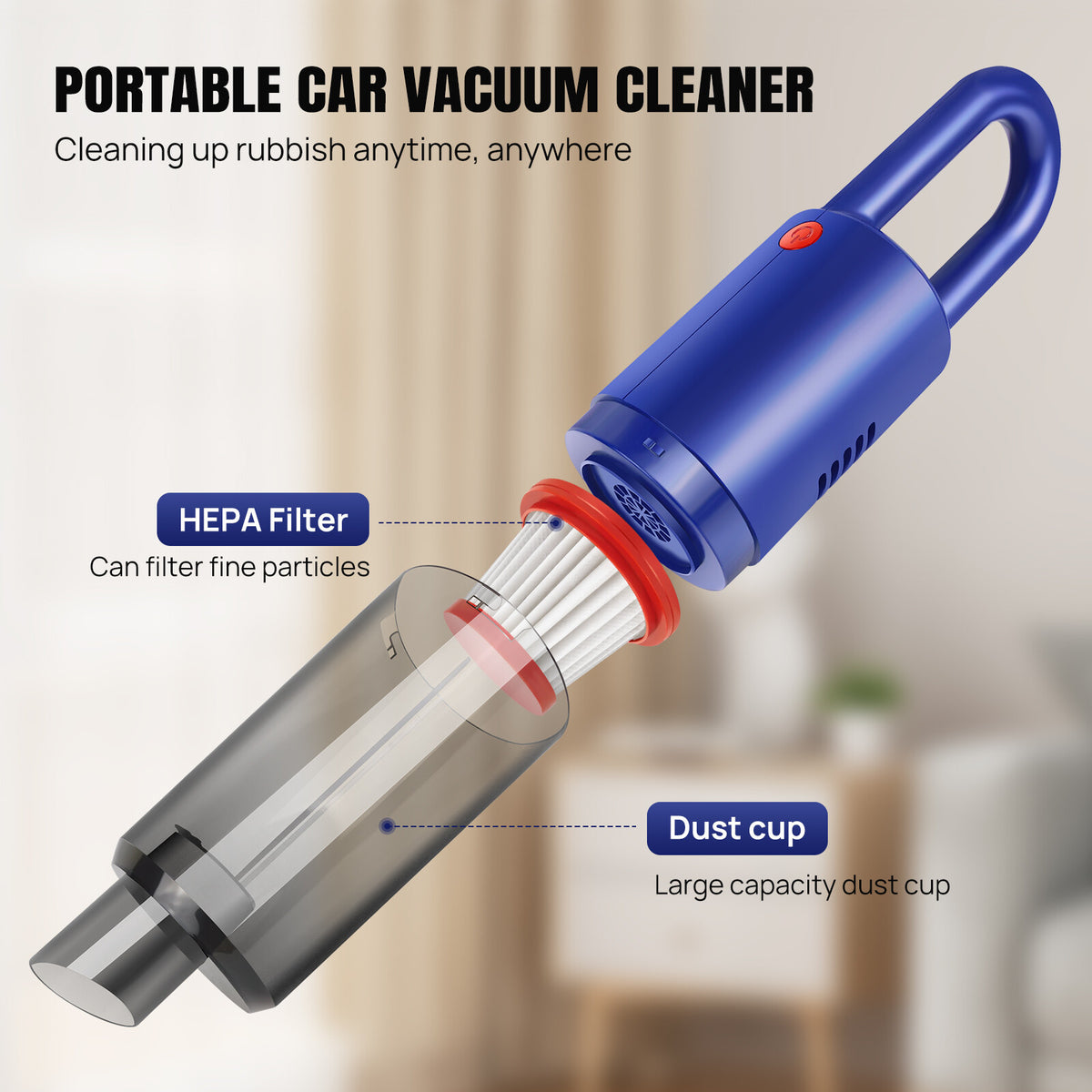 Cordless Handheld Car Vacuum