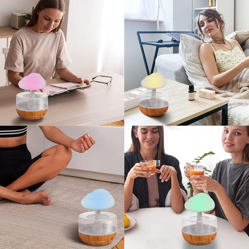 Rain cloud humidifier