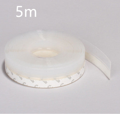 Clear silicone gap seal roll