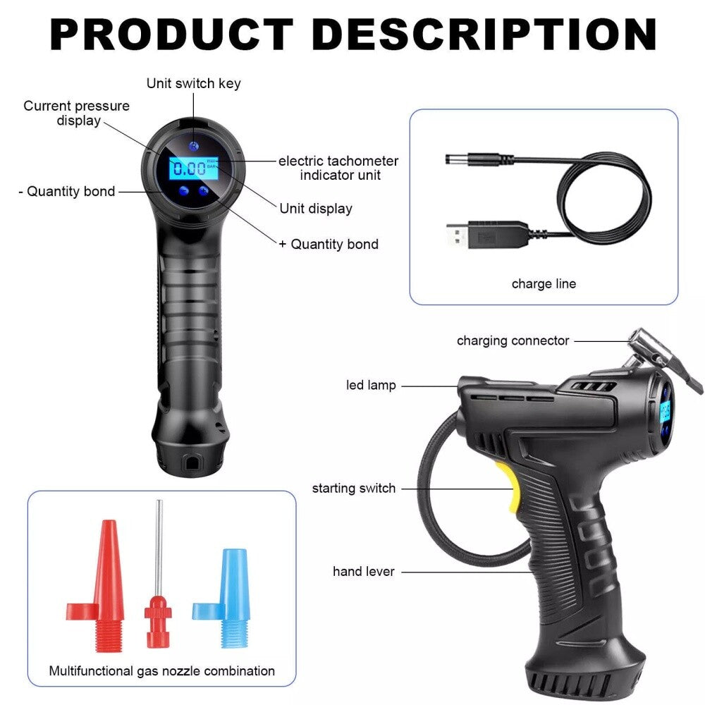 Cordless Tyre Inflator