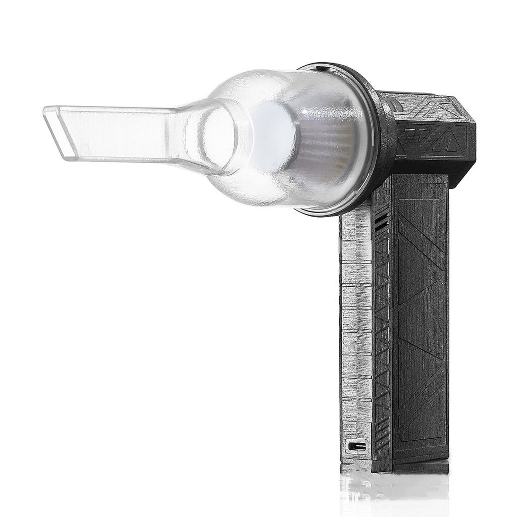 Jet blower with vacuum attachment