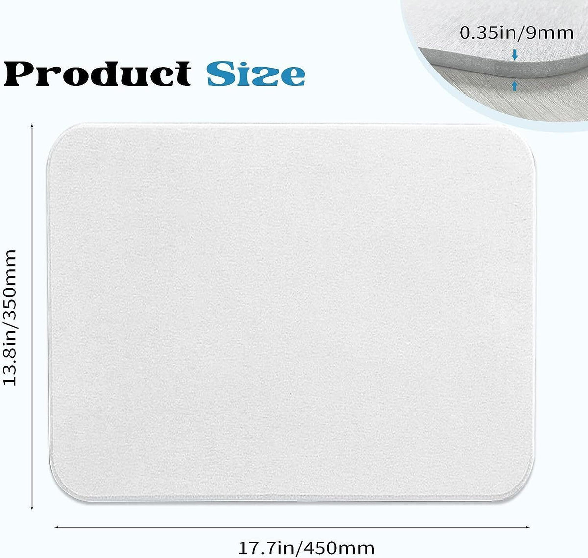 Stone bath mat