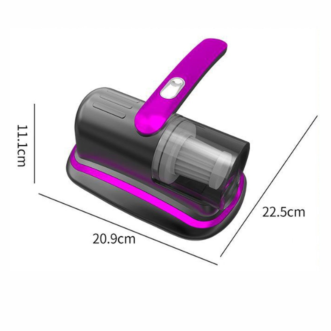 Cordless Mattress & Upholstery Vacuum with UV Lamp – USB-C Rechargeable, Washable Filter