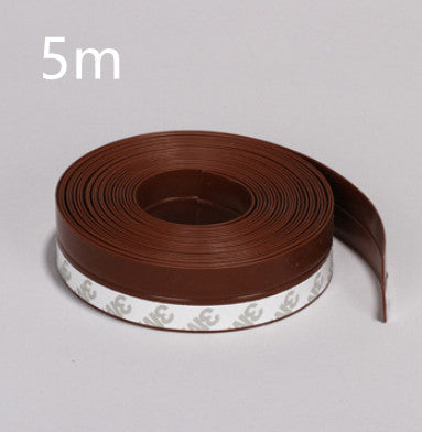 Brown silicone gap seal roll