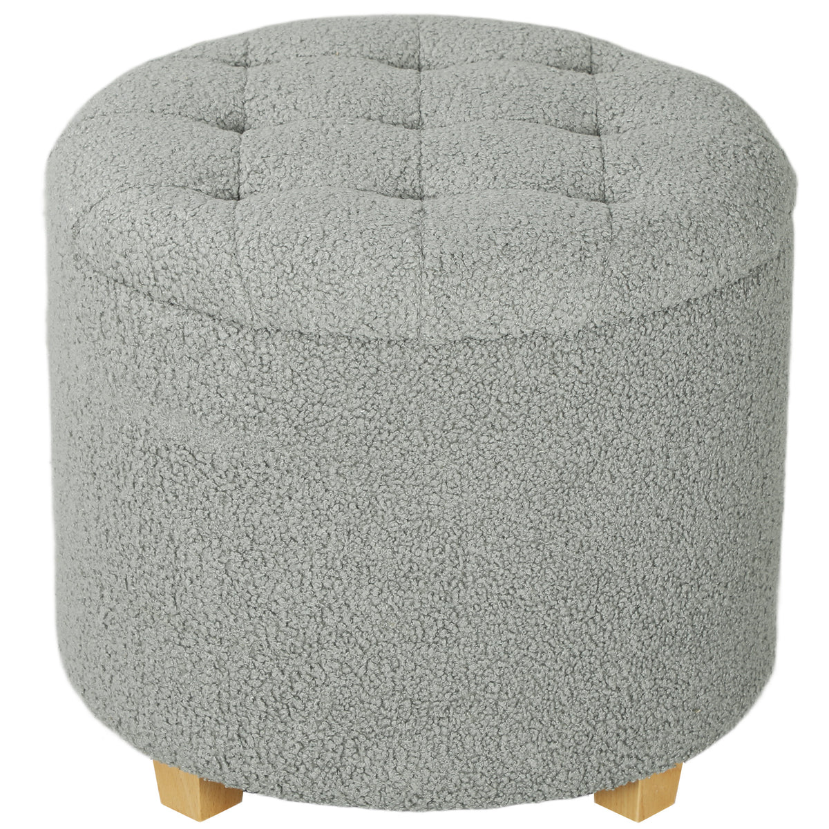 Teddy Bouclé Storage Ottoman