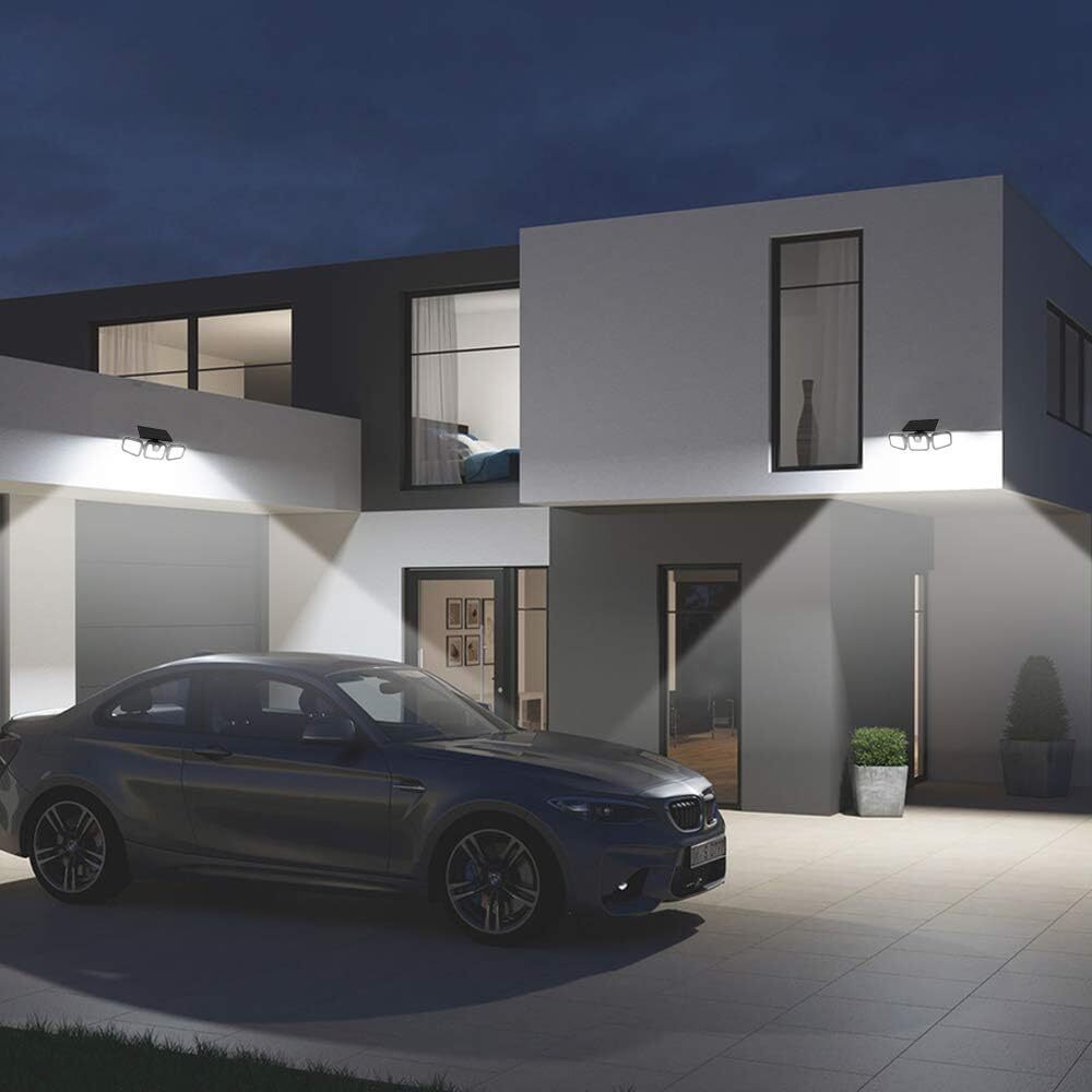 3-Head Solar Motion Security Light