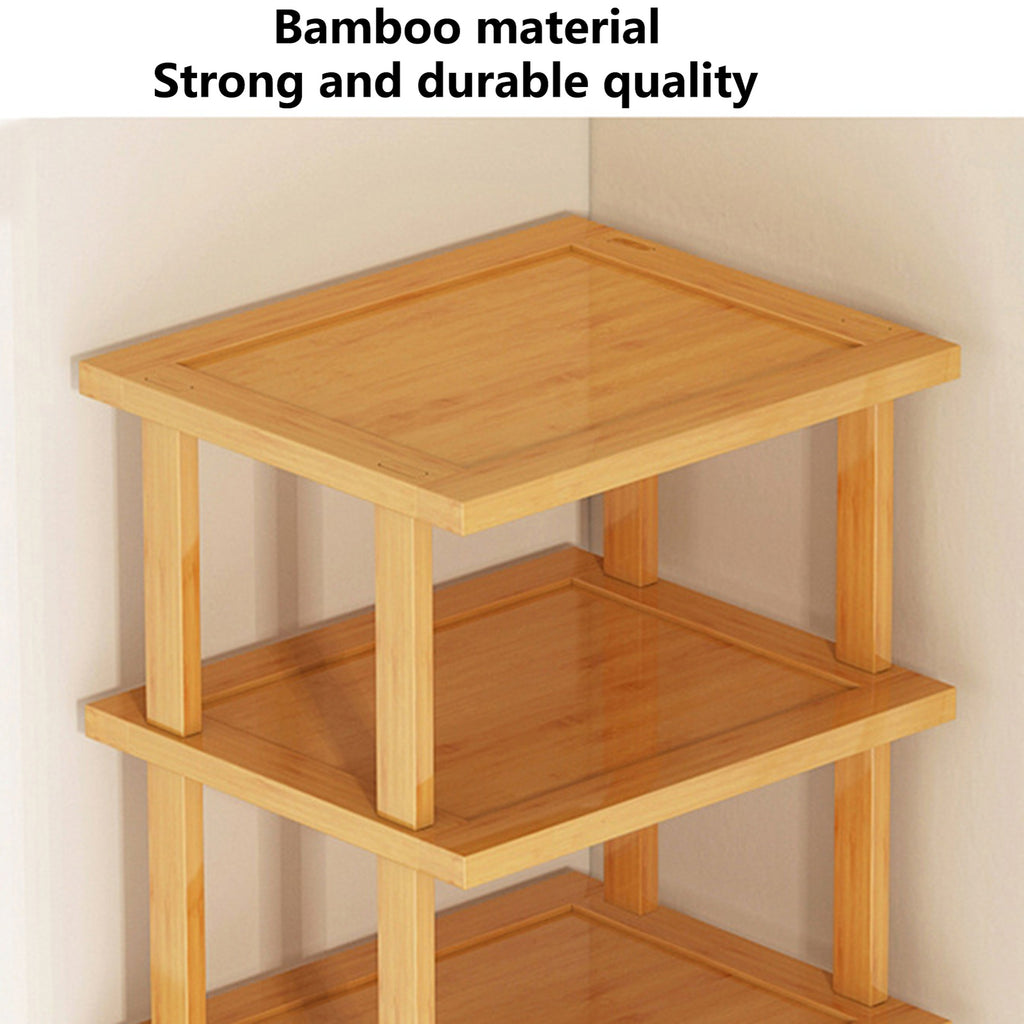 6-Tier Narrow Bamboo Shoe Rack