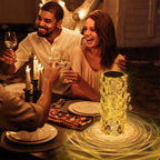 Crystal diamond table lamp