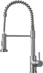 Spring Pull-Down Kitchen Mixer Tap – Brushed Stainless