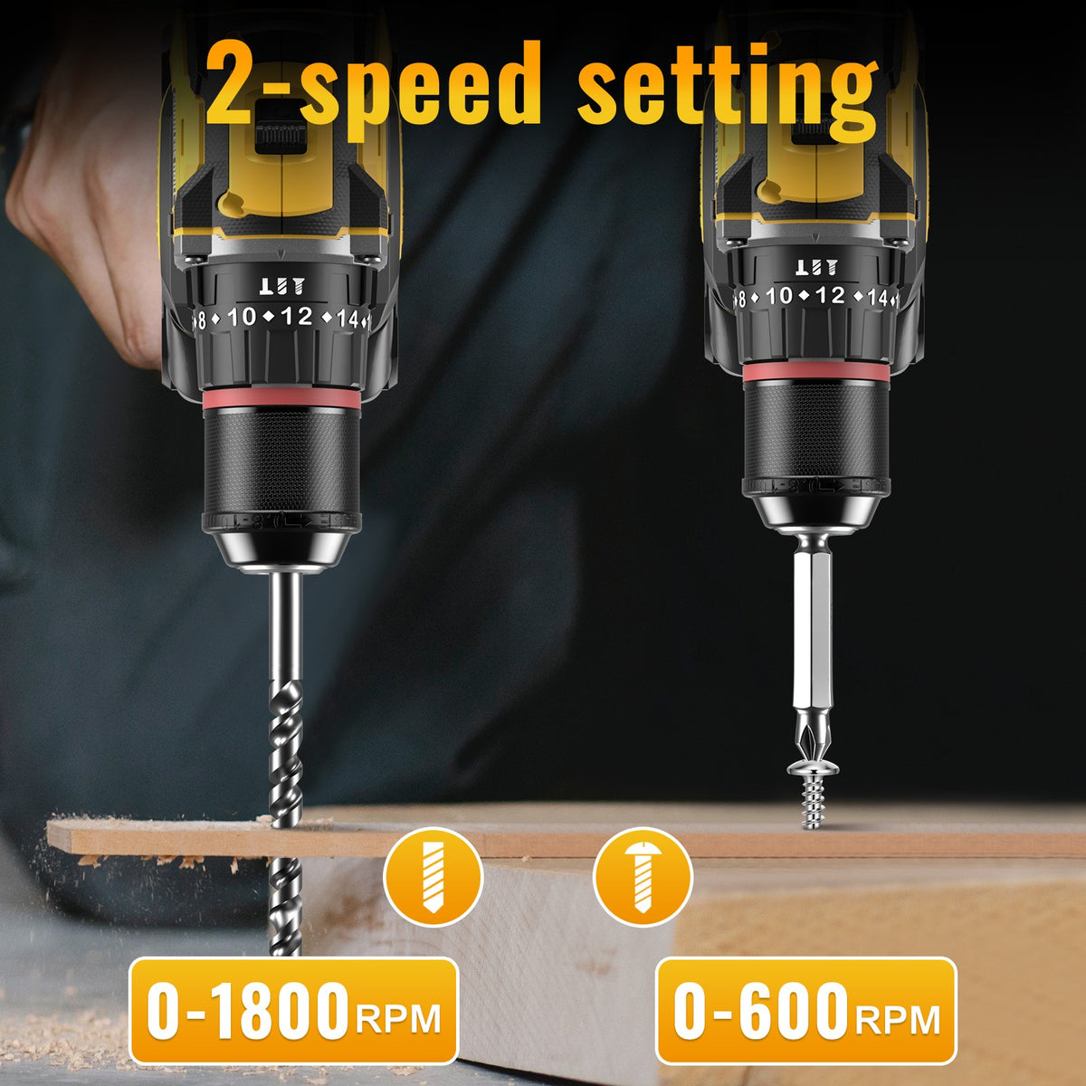 Two speed settings