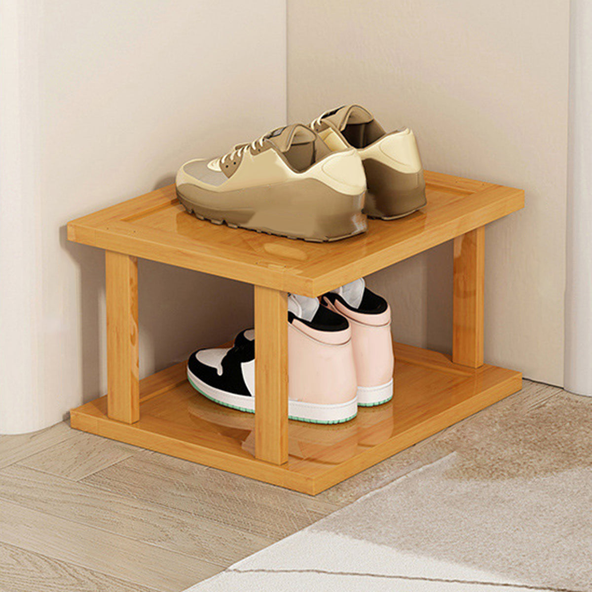 6-Tier Narrow Bamboo Shoe Rack