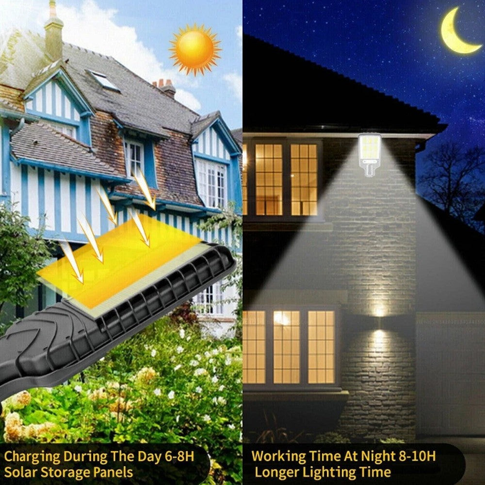 Solar Motion Security Lights – 4-Pack with Remote