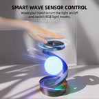 Spiral LED table lamp