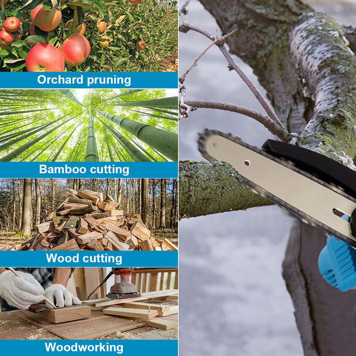 Pruning, bamboo, firewood and woodworking