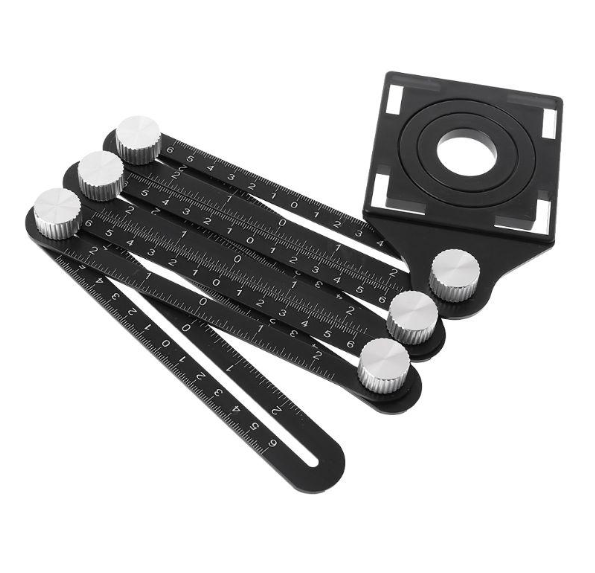 6-Fold Multi-Angle Ruler & Hole Locator