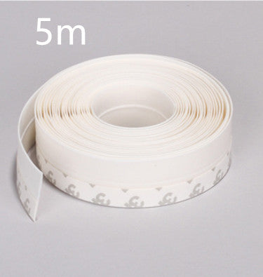 White silicone gap seal roll