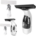 Cordless window vac with spray bottle