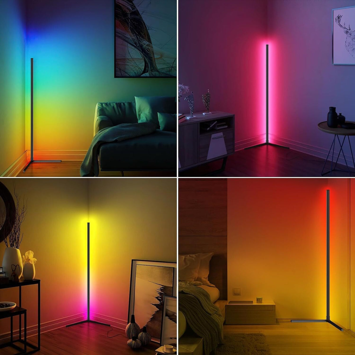 RGB Corner Floor Lamp
