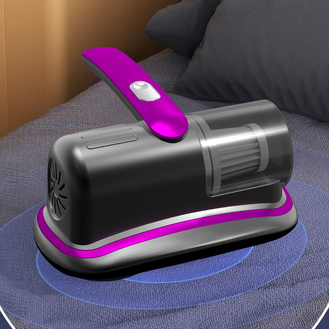 Cordless Mattress & Upholstery Vacuum with UV Lamp – USB-C Rechargeable, Washable Filter