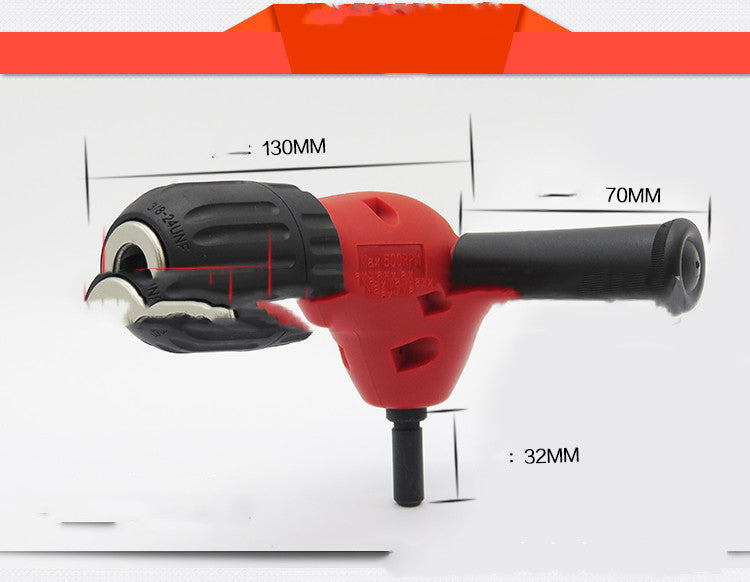Right-angle drill adapter dimensions