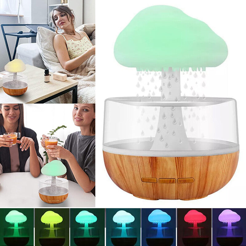 Rain cloud humidifier