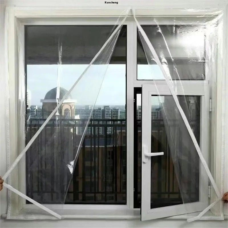 Cover fitted over a patio door