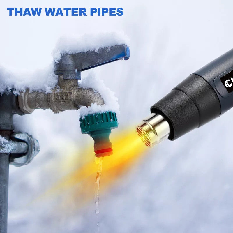 2000W Heat Gun with 4 Nozzles (UK Plug)