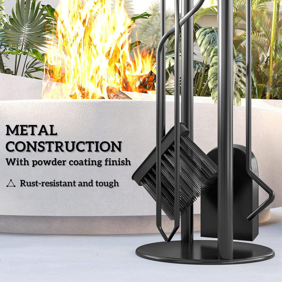 5-Piece Fireside Companion Set