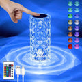 Crystal diamond table lamp