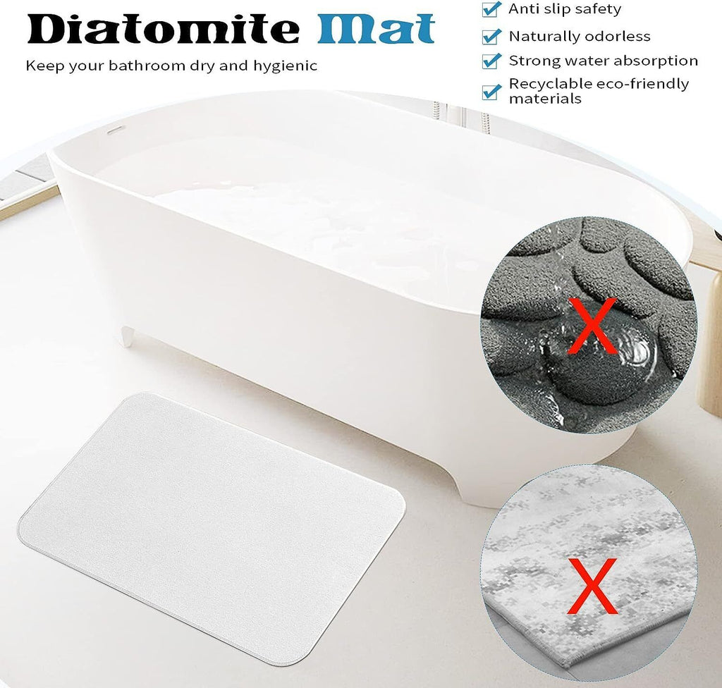 Stone bath mat