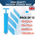 Vacuum storage bags