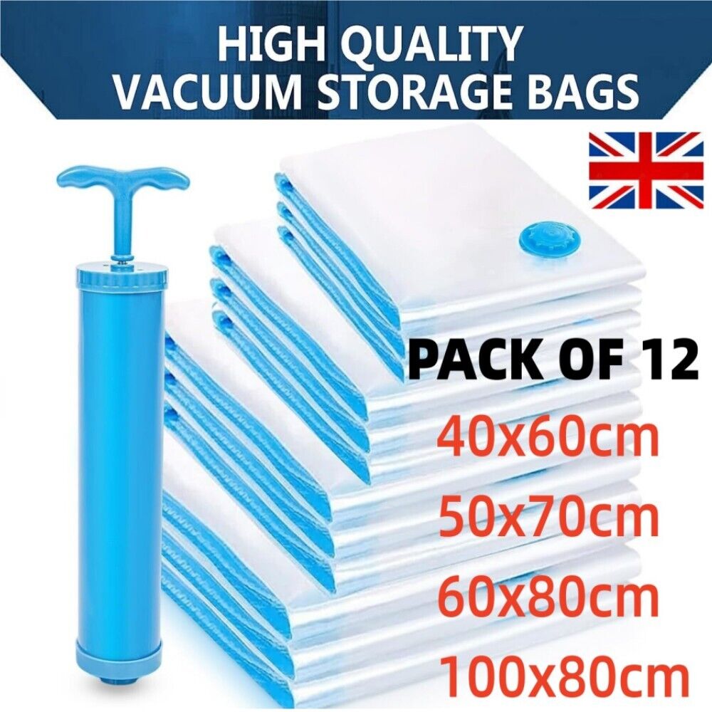 Vacuum storage bags