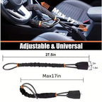 Steering Wheel to Seat Belt Lock